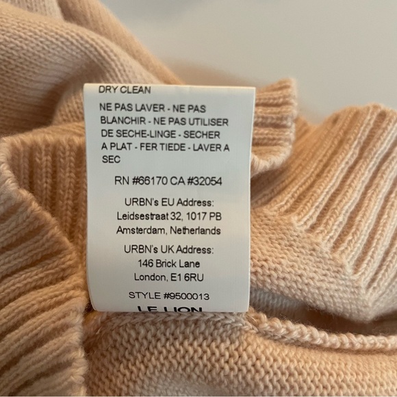 LE LION x Anthropologie Zodiac Aries Merino Wool crest Sweater 20198 - Picture 7 of 10